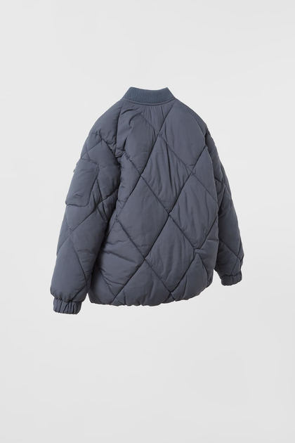 Куртка бомбер для мальчика демисезонная 8610 ZARA 152 см Темно-синий ...