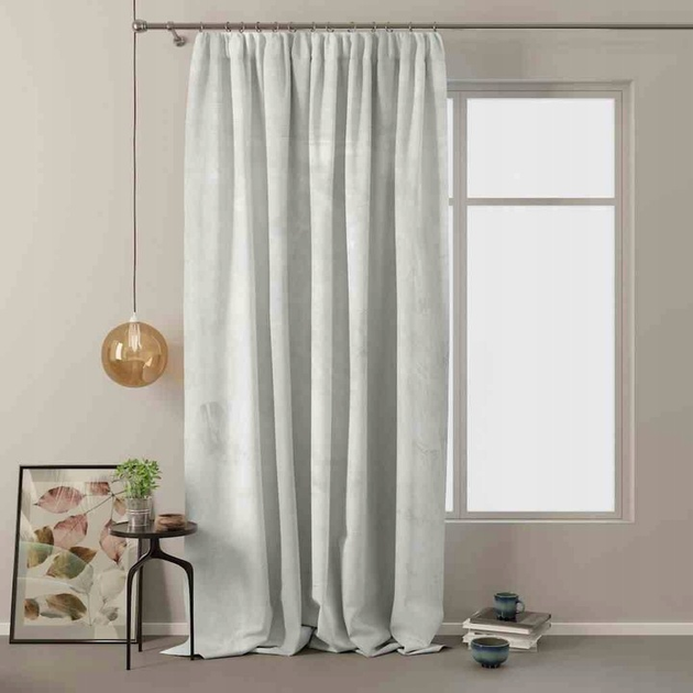 Штора блек-аут AmeliaHome Velvet 140 х 270 см (4251758670199) білий - зображення 4