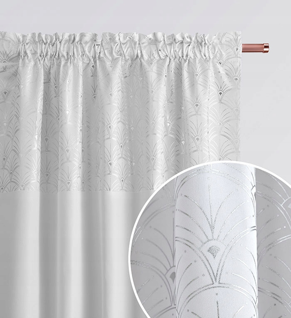 Дизайнерская штора Room99 140 х 250 см (Belissa) білий - изображение 2