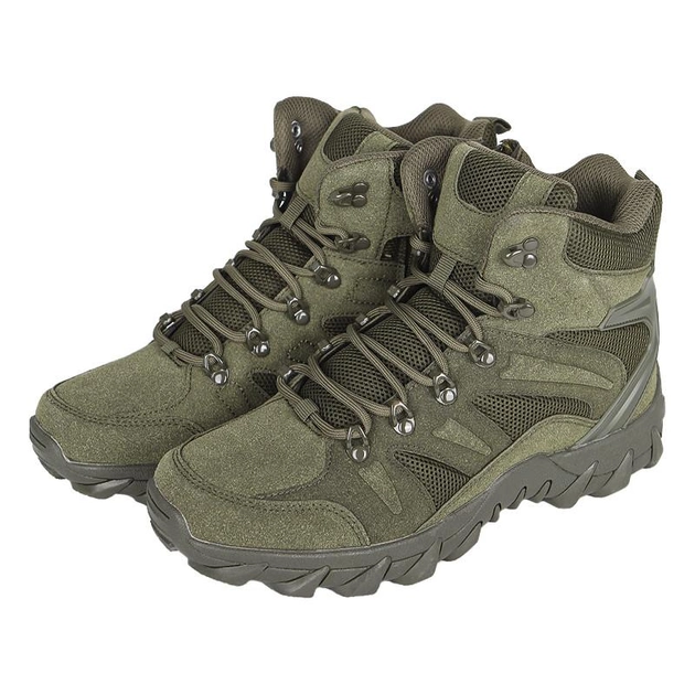 Ботинки тактические Lesko GZ702 Green р.41 военная обувь на шнуровке демисезон taktical - изображение 1
