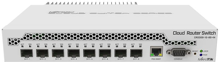 Przełącznik Mikrotik CRS309-1G-8S+IN - obraz 1