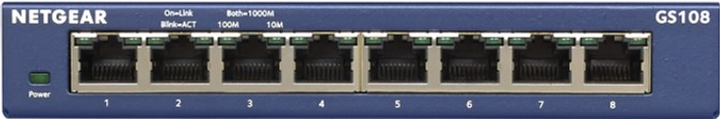 Switch Netgear GS108GE - obraz 1