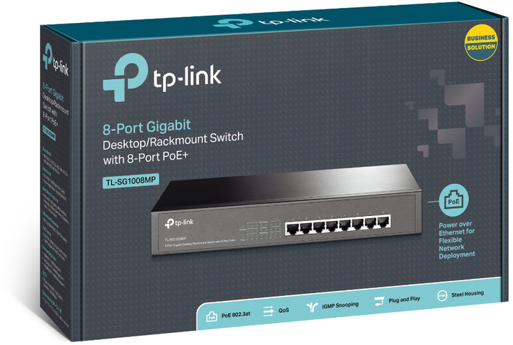 Przełącznik TP-LINK TL-SG1008MP - obraz 4