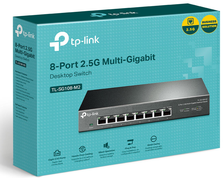 Комутатор TP-LINK TL-SG108-M2 - зображення 4