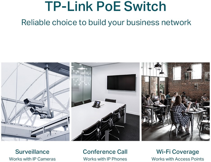 PoE-комутатор TP-LINK TL-SG1428PE - зображення 6