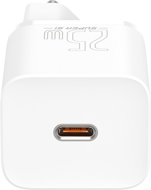 Зарядний пристрій Baseus Super Silicone PD Charger 25 W (1Type-C) + With Cable Type-C to Type-C 3A (1 м) (TZCCSUP-L02) - зображення 4