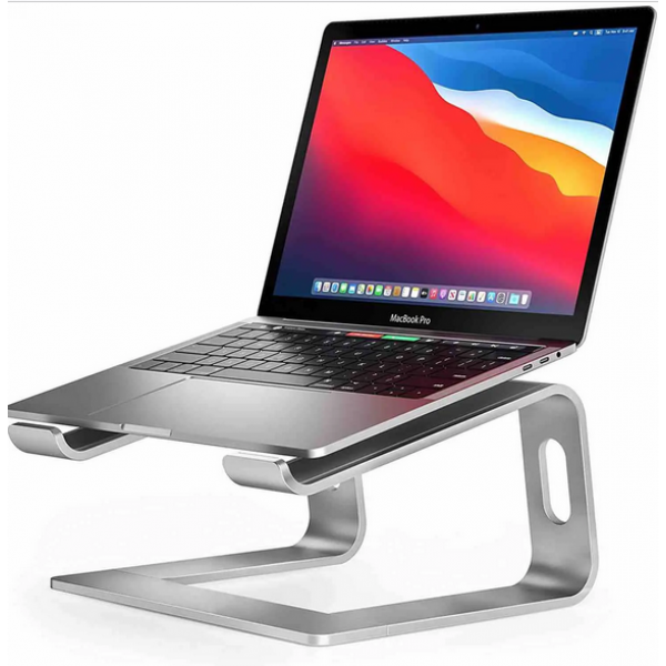 Підставка для ноутбуків та планшетів HQ-Tech Stabletron MD-5 Aluminum Laptop Stand Silver підвищена стійкість для ноутбуків до 17 дюймів (колір siilver) - зображення 10