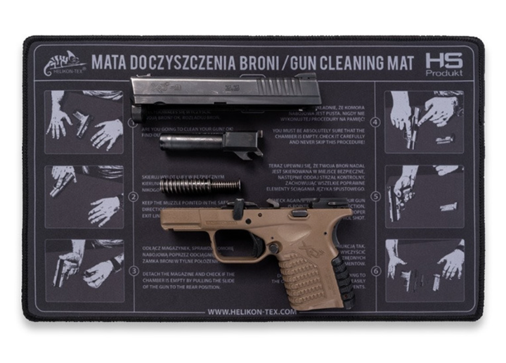 Коврик для чищення зброї Helikon-Tex Чорний Mata do czyszczenia broni Czarna (AC-GCM-NN-01) - зображення 2