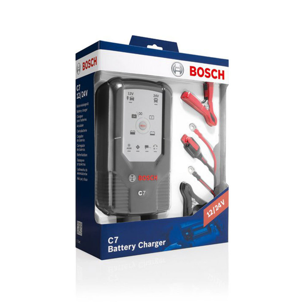 R̲O̲Z̲E̲T̲K̲A̲ | Зарядний пристрій Bosch C7 для акумуляторів 12-24V, 14 ...