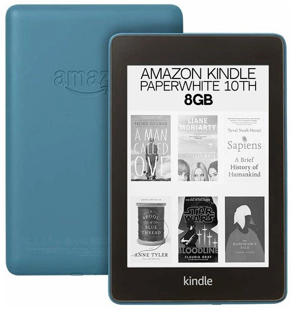 Електронна книга з підсвічуванням Amazon Kindle Paperwhite 10th Gen. 8GB Blue - Фото 1 Електронна книга з підсвічуванням Amazon Kindle Paperwhite 10th Gen. 8GB Blue - изображение 1
