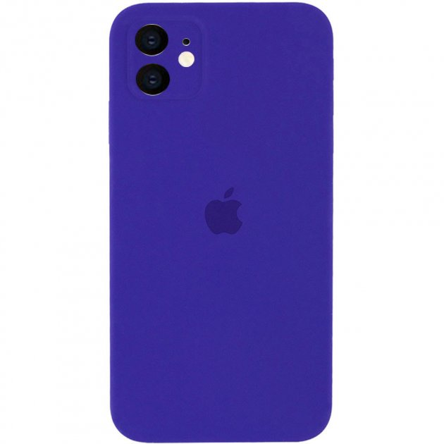 Квадратный чехол Silicone case full camera SQUARE для iPhone 11 Ultra ...