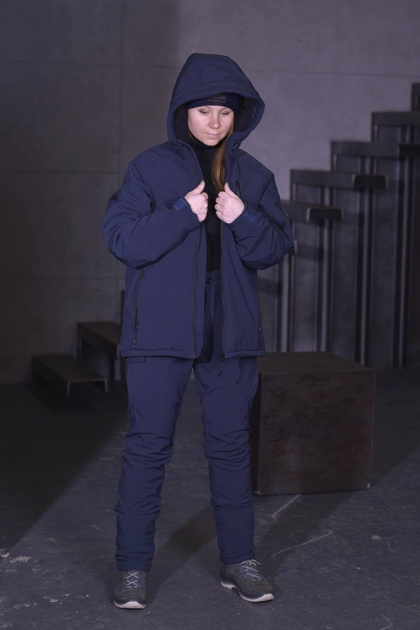 Куртка темно-синяя женская СМ Груп M - изображение 1