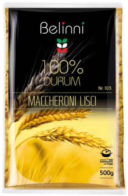 Макароны Belinni Macceroni №103 Рожки гладкие 500 г (4750020053307 ...