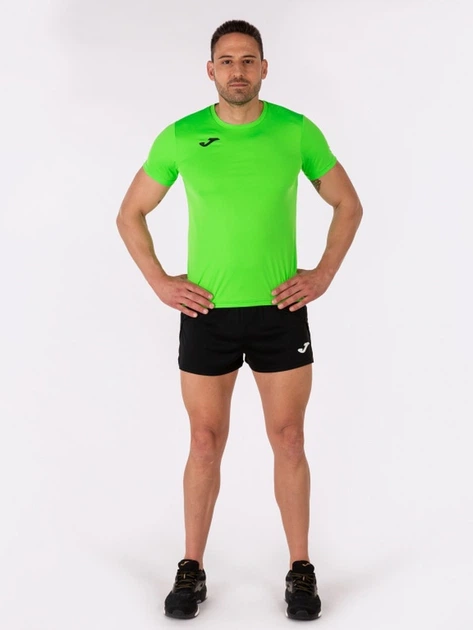 Футболка спортивная длинная мужская Joma Record Ii 102227.020 M Салатовая (8424309539931) - изображение 3