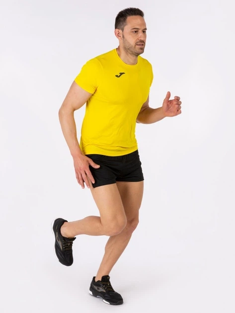 Футболка спортивная длинная мужская Joma Record Ii 102227.900 S Желтая (8424309540647) - изображение 5