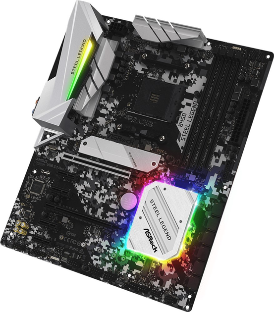 Płyta główna ASRock B450 Steel Legend (sAM4, AMD B450, PCI-Ex16) - obraz 3