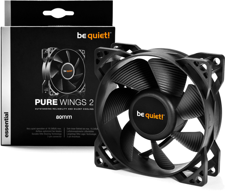 Кулер be quiet! Pure Wings 2 80mm (BL044) - зображення 3