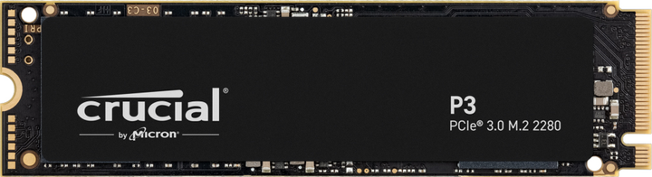SSD диск Crucial P3 500GB M.2 2280 NVMe PCIe 3.0 x4 3D NAND TLC (CT500P3SSD8) - зображення 1