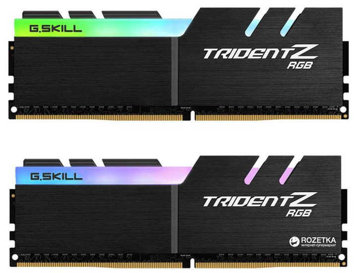 Оперативна пам'ять G.Skill DDR4-3200 32768MB PC4-25600 (Kit of 2x16384) Trident Z RGB (F4-3200C14D-32GTZR) - зображення 1
