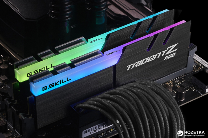 RAM G.Skill DDR4-3200 16384MB PC4-25600 (zestaw 2x8192) Trident Z RGB (F4-3200C16D-16GTZR) - obraz 5