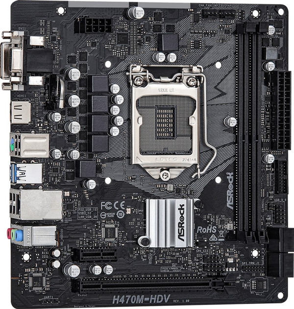 Płyta główna ASRock H470M-HDV (s1200, Intel H470, PCI-Ex16) - obraz 3