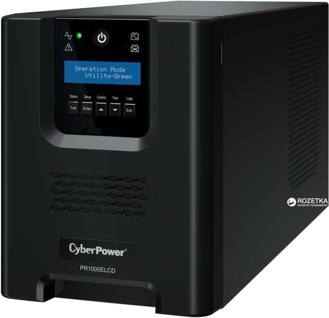 UPS CyberPower Line-Interactive SNMP 1000 VA (PR1000ELCD) - obraz 1