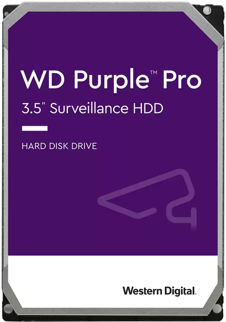 Жорсткий диск Western Digital Purple Pro 10 TB 7200 rpm 256 MB WD101PURP 3.5 SATA III - зображення 1