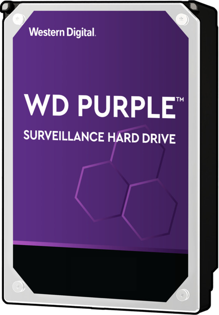 Жорсткий диск Western Digital Purple 4 TB 5400 rpm 256MB WD42PURZ 3.5 SATA III - зображення 1