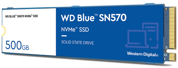 Dysk SSD Western Digital Blue SN570 500GB M.2 PCI-E 3.0 TLC (WDS500G3B0C) - obraz 2