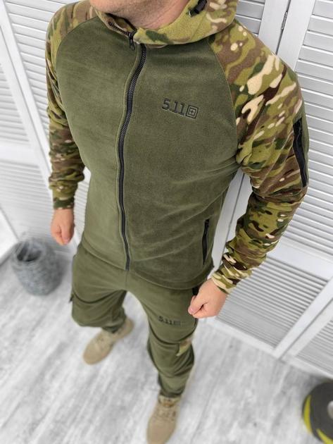 Костюм тактический флисовый Multicam XXL - изображение 2