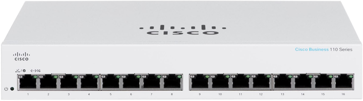 Комутатор Cisco CBS110-16T-EU - зображення 2