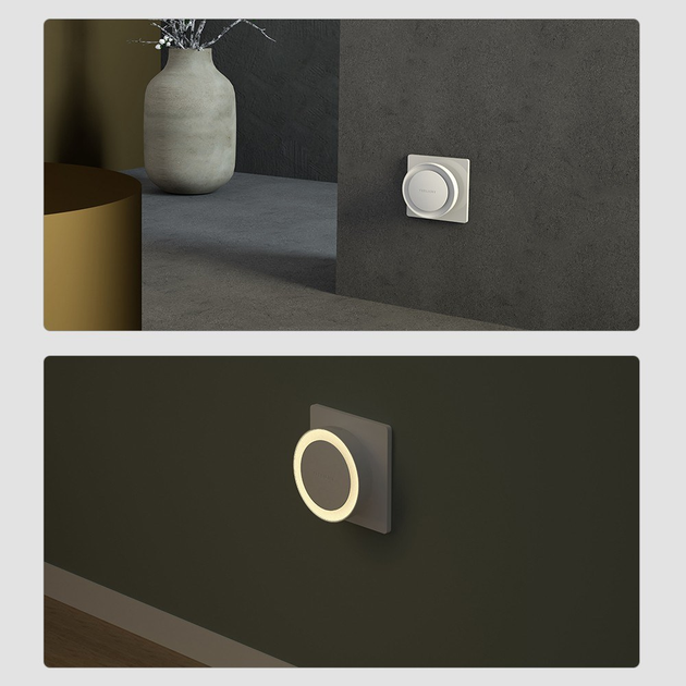 YEELIGHT Plug-in Light Sensor Nightlight EU 0.5W 2500K z czujnikiem zmierzchu (YLYD11YL/YLYD111GL) - obraz 4