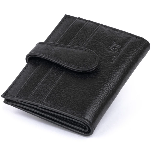Кошелек-визитница ST Leather 19208 Черный - Фото 1 Кошелек-визитница ST Leather 19208 Черный - изображение 1