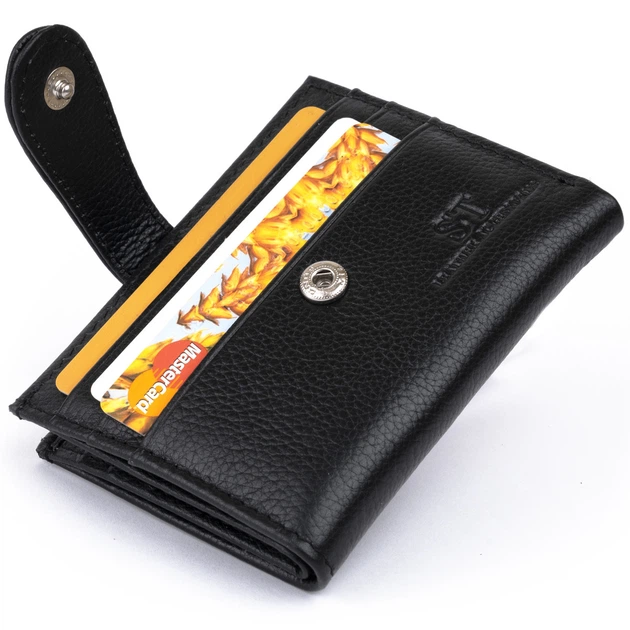 Кошелек-визитница ST Leather 19208 Черный - Фото 3 Кошелек-визитница ST Leather 19208 Черный - изображение 3