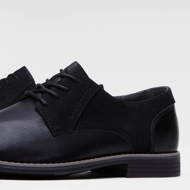 Чоловічі дербі Ottimo M16AW070-31 42 29.1 см Black (5904862484105) - зображення 3