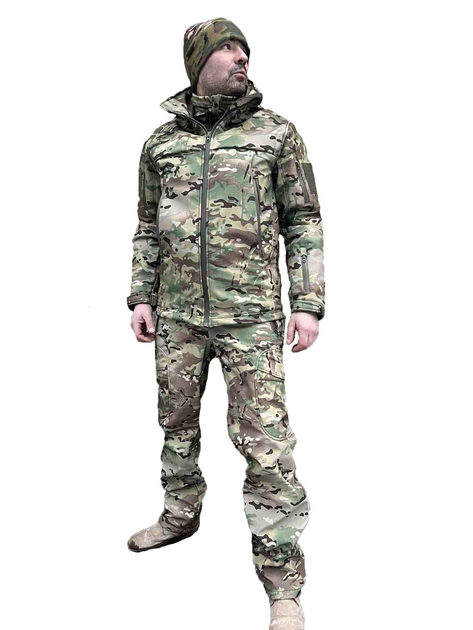 Тактичний костюм софт шелл мультикам Pancer Protection 60 - зображення 1
