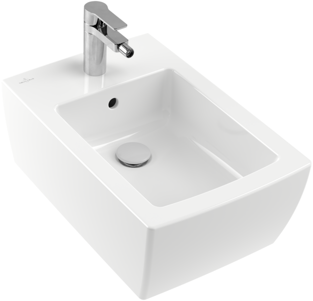 Набор - унитаз подвесной + биде подвесное, Villeroy&Boch, MEMENTO 2.0 (4633R0R1+8M25S101+443300R),glossy white - изображение 4