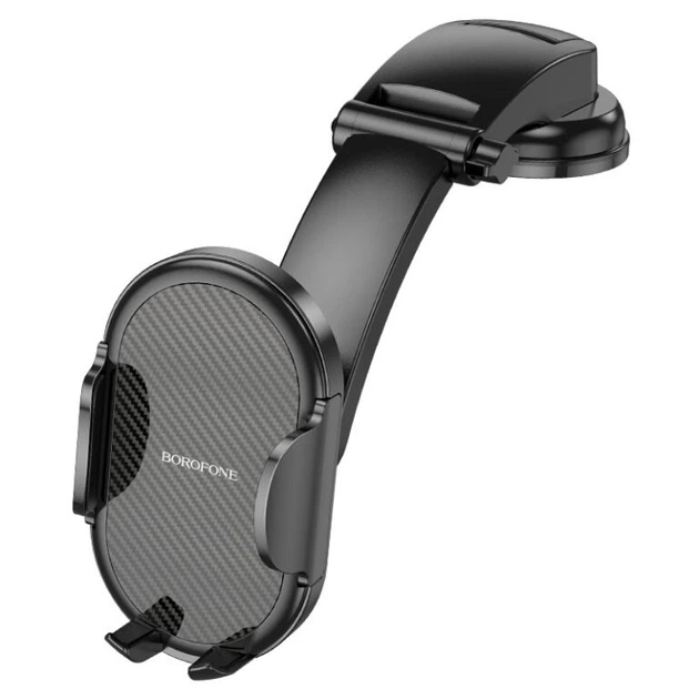 Автотримач для телефону BOROFONE BH73 Charm press type centre console car holder Black (6974443386318) - зображення 3