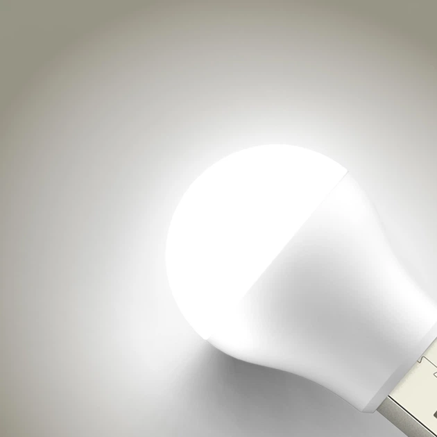 USB LED лампочка "груша" холодный свет - изображение 2