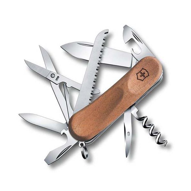 Ніж складаний швейцарський 85 мм/13 функцій Victorinox EVOWOOD 17 Горіх - зображення 1