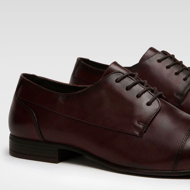 Buty derby męskie Cesare Cave STAN-03-MI07 39 25.8 cm Brązowe (5904862652467) - obraz 3