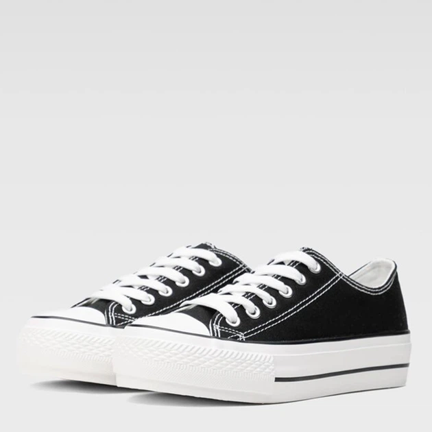 Trampki damskie niskie Jenny Fairy WS160701-02ECO 41 26,6 cm Black (5904862602707) - obraz 2