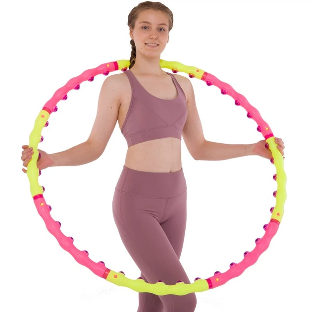 Фитнес круг обруч массажный разборной Хула Хуп SPORT HOOP 1,5 кг d-94 см JS-6013 - Фото 11 Фитнес круг обруч массажный разборной Хула Хуп SPORT HOOP 1,5 кг d-94 см JS-6013 - изображение 11