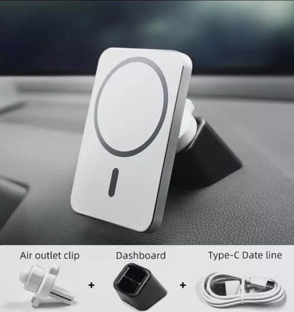 Беспроводное зарядное устройство держатель Magsafe для iPhone в авто (с ...