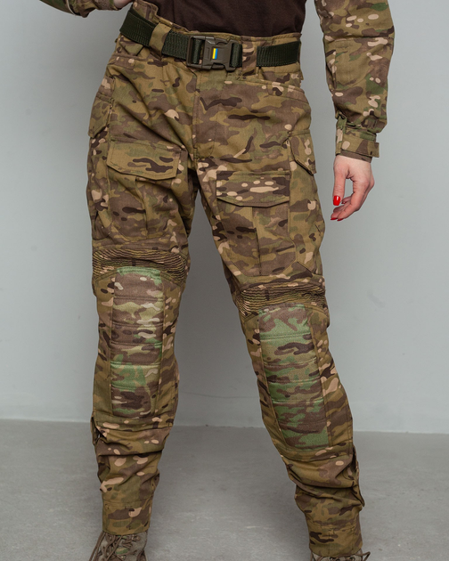 Жіночі штурмові штани UATAC Gen 5.2 (M) OAK (Дуб) з наколінниками - зображення 2
