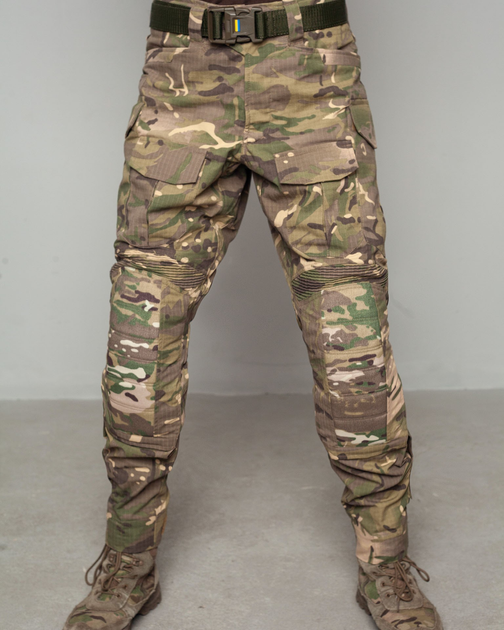 Женские штурмовые штаны UATAC Gen 5.2 (S) Мультикам FOREST (Лес) с наколенниками - изображение 1