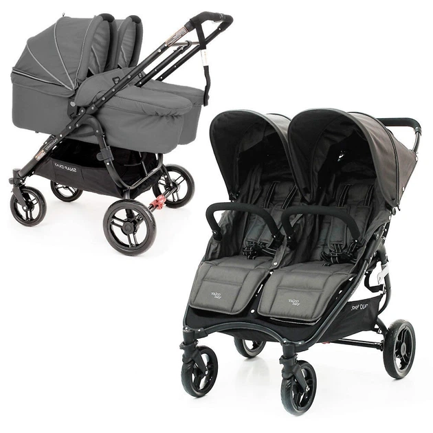 Універсальна коляска для двійні 2 в 1 Valco Baby Snap Duo Dove Grey - Фото 1 Універсальна коляска для двійні 2 в 1 Valco Baby Snap Duo Dove Grey - зображення 1