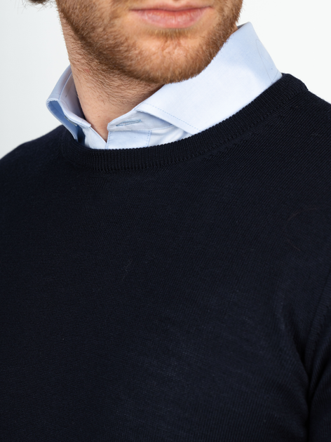 Sweter męski ciepły Vela Blu V22930-570 S Niebieski (2000377667033) - obraz 5
