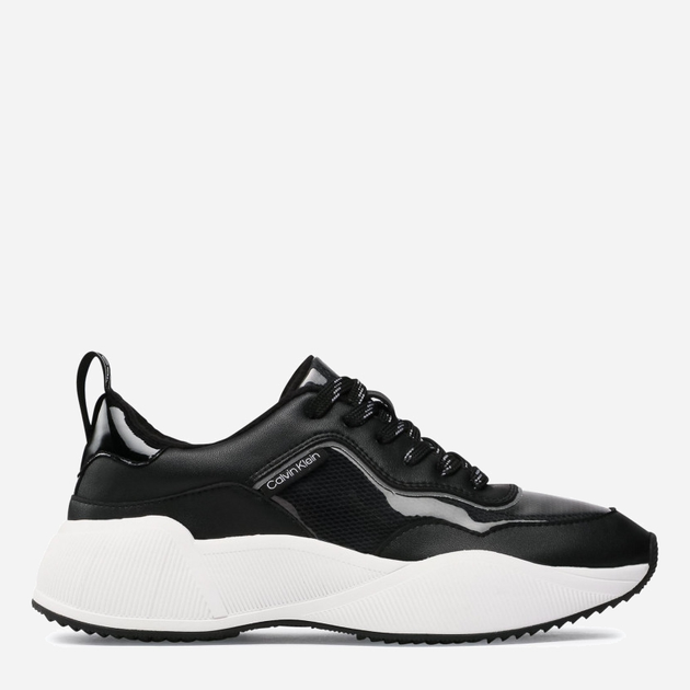 Sneakersy damskie na wysokiej platformie do kostki Calvin Klein Beaulah B4E00134 38 Czarne (194060717685) - obraz 1