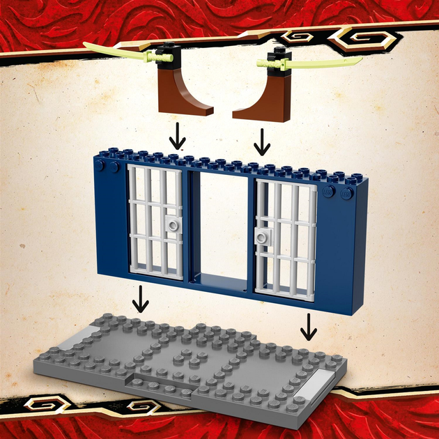 Конструктор LEGO Ninjago Дар Долі Вирішальна битва 147 деталей (71749) - зображення 7